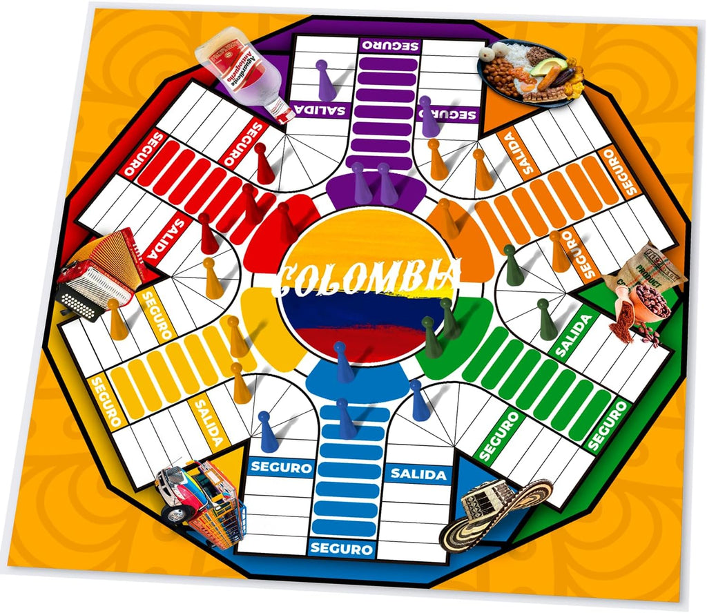 PAP Products PARQUES MAGNÉTICO Colombiano para 2 a 6 Jugadores Colo...