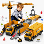 Camiones Transportadores de Carreras para Niños, Juguetes de Camion...