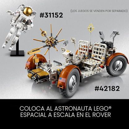 LEGO Technic NASA Apollo Lunar Roving Vehicle LRV Set de construcción - Kits de manualidades para adultos, mayores de 18 años - Set de construcción de rover espacial con detalles auténticos - Regalo
