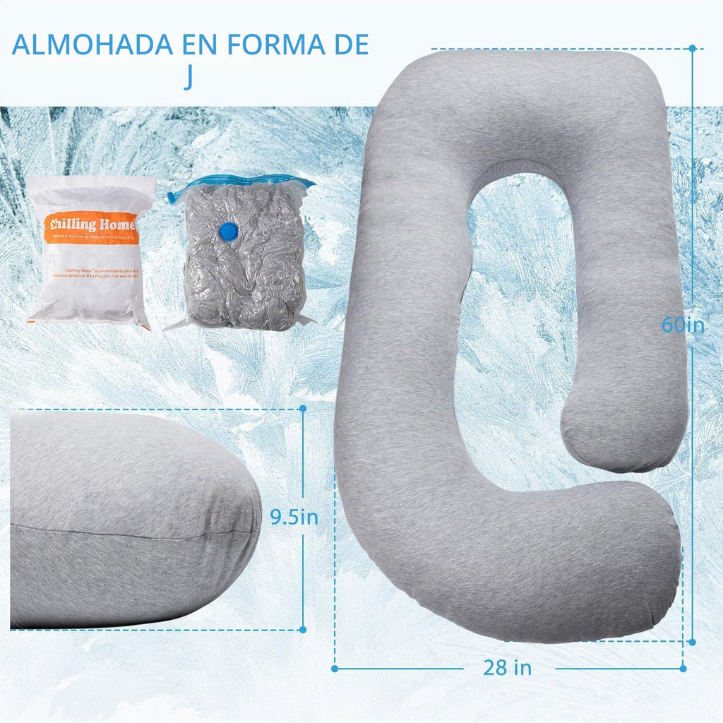 Chilling Home Almohada de embarazo, almohada de maternidad de cuerp...