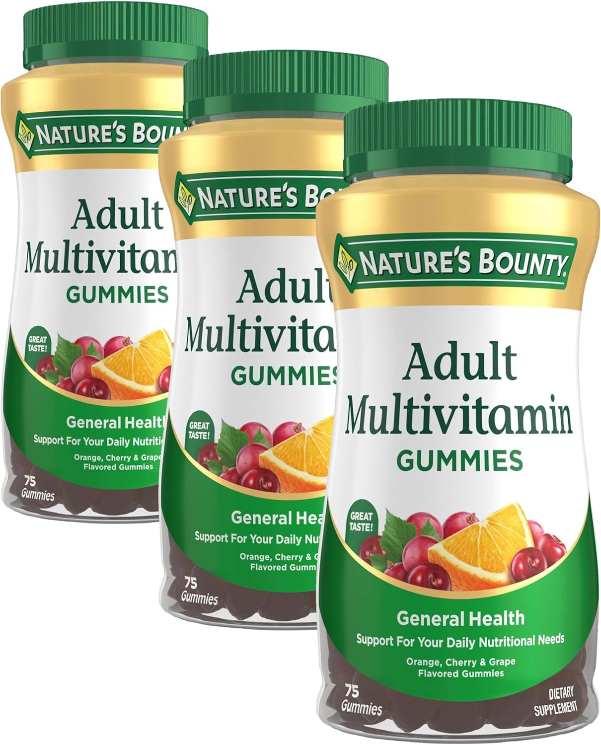 Nature's Bounty Gomitas multivitamínicas para adultos, suplemen...