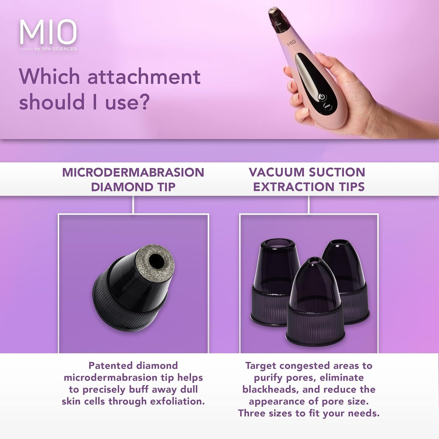 Spa Sciences - MIO - Eliminador de puntos negros de microdermoabras...