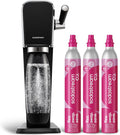 SodaStream Art Paquete de Máquina para Hacer Agua con Gas en Negro,...