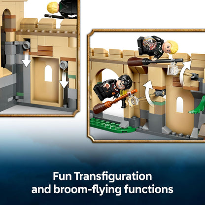 LEGO Harry Potter Castillo de Hogwarts: Lecciones de Vuelo Juguete de Construcción - Juguete de Mago para Niños y Niñas, Fanáticos de Harry Potter, Edades 9+ - Idea de Regalo para Cumpleaños - 76447