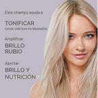 ALURAM Champú morado de agua de coco para mujeres, aumenta el brill...