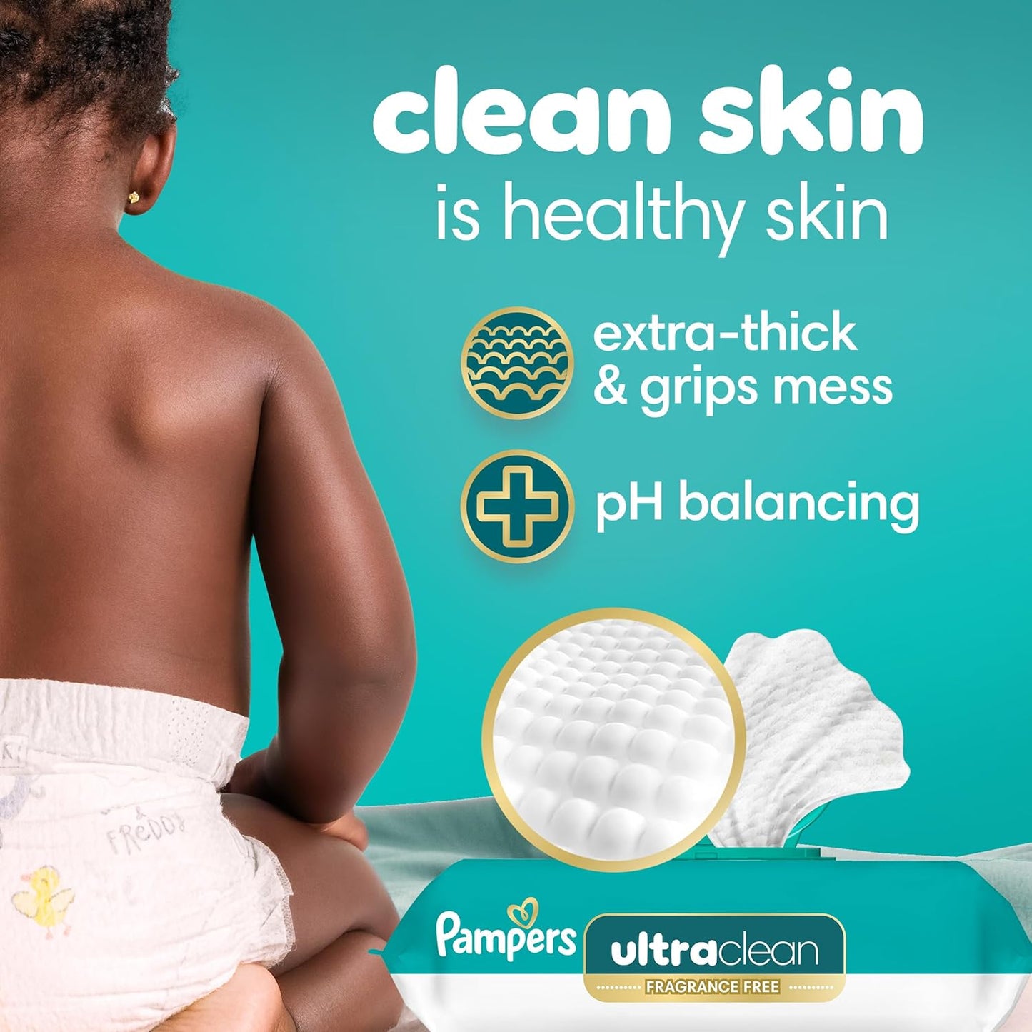 Pampers Toallitas Ultra Clean para Bebés (Anteriormente 'Free &...
