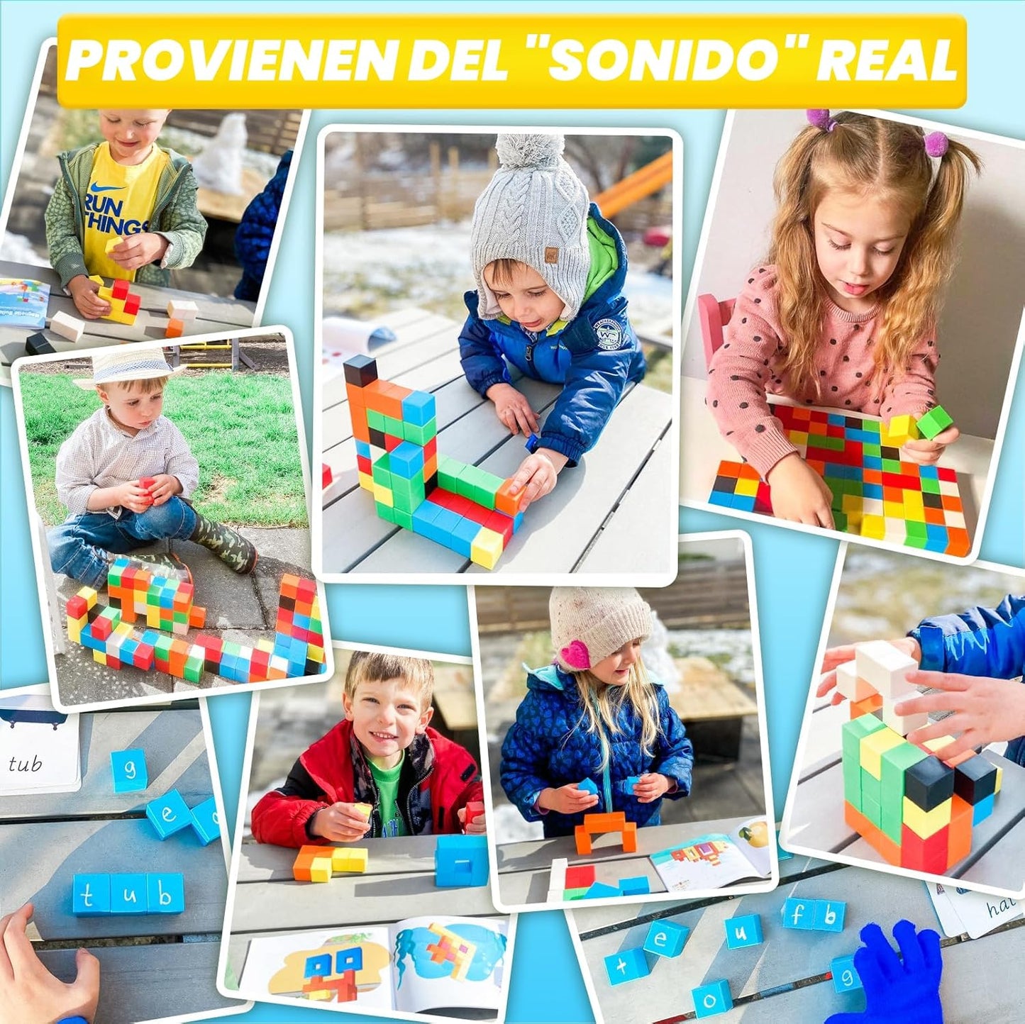 48 piezas de bloques magnéticos para juguetes de niños pequeños, ju...