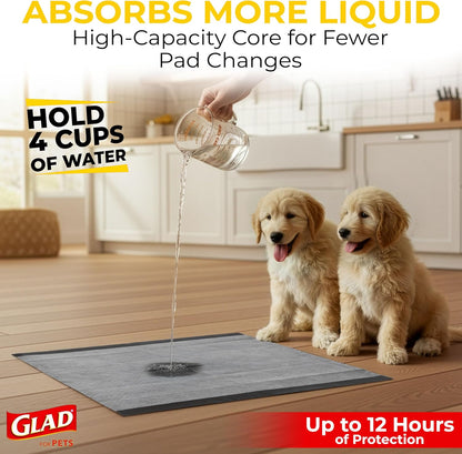Glad para Mascotas Almohadillas de Carbón Negro para Cachorros, Alm...
