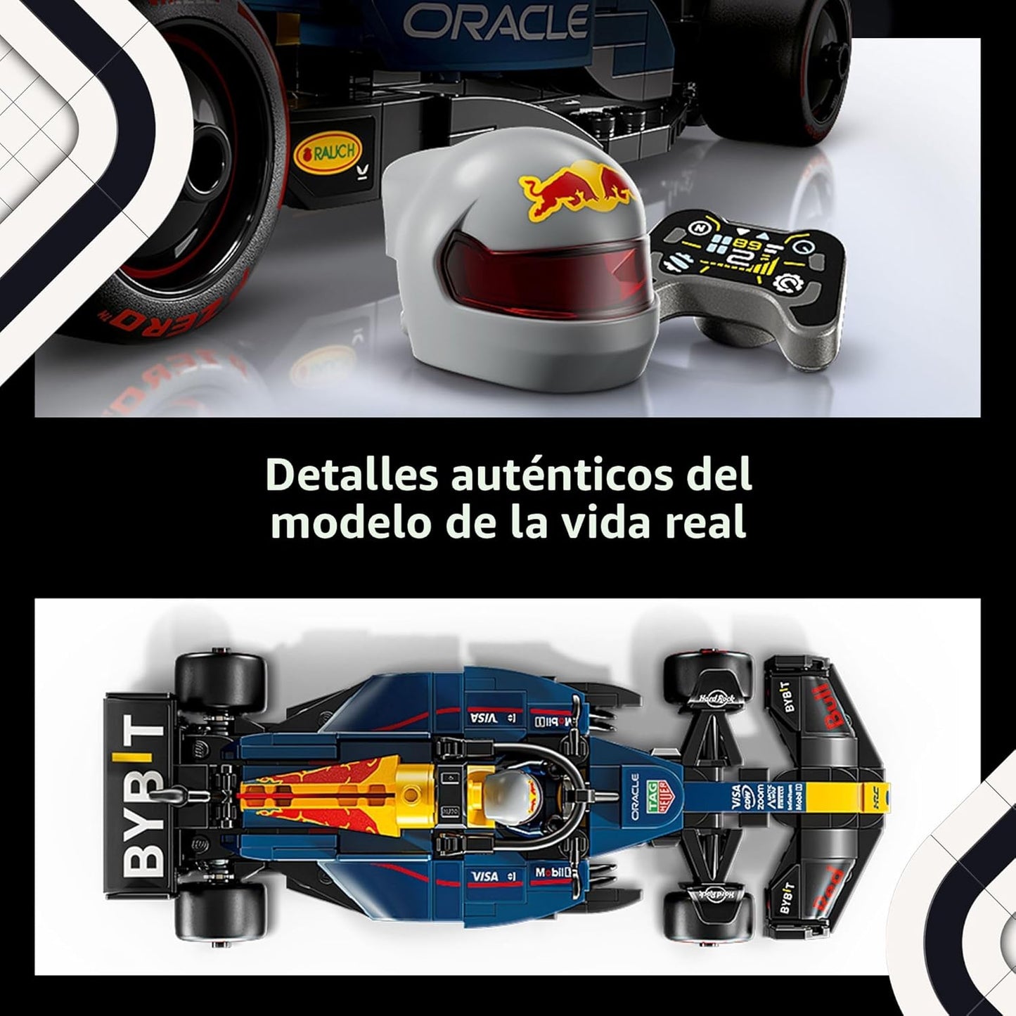 LEGO Speed Champions Oracle Red Bull Racing RB20 F1 modelo de coche de carreras - Kits de construcción para adultos, mayores de 18 años con características realistas - Manualidades DIY de Red Bull