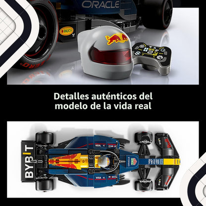 LEGO Speed Champions Oracle Red Bull Racing RB20 F1 modelo de coche de carreras - Kits de construcción para adultos, mayores de 18 años con características realistas - Manualidades DIY de Red Bull