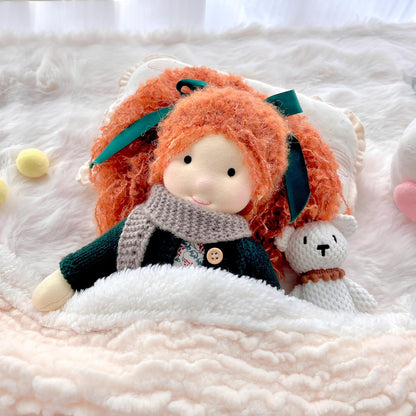 BlissfulPixie Muñeca Waldorf hecha a mano- Diana 12", Muñeca de...