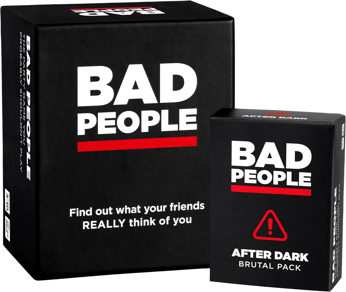 Juego de fiesta BAD PEOPLE + Set After Dark – Divertido juego de cartas para adultos para amigos y noche de juegos | Divertido juego de mesa para conversaciones y rompehielos para fiestas, prejuegos