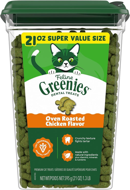 Greenies Golosinas dentales naturales para gatos adultos recomendad...