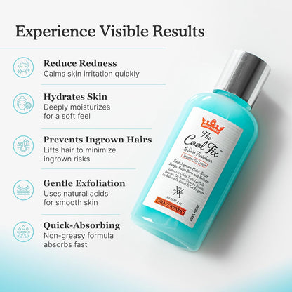 Shaveworks The Cool Fix Aftershave para mujeres: depilación púbica,...