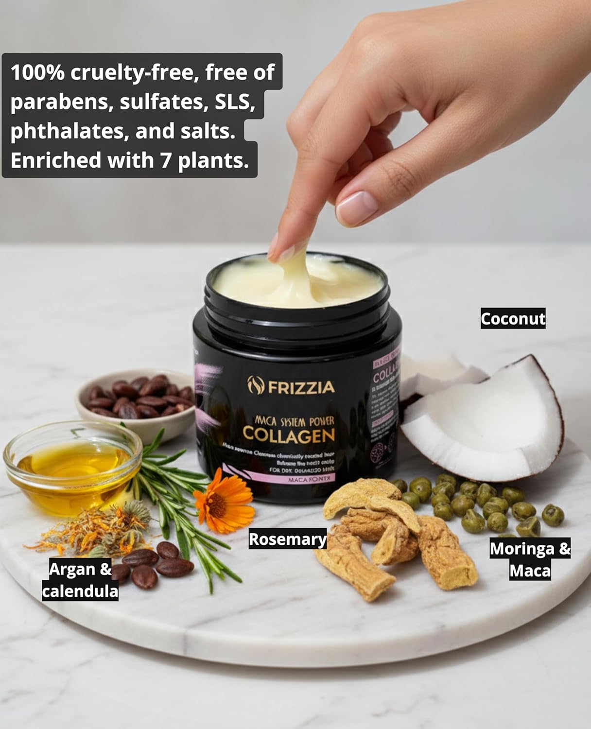 Frizzia Mascarilla capilar ULTRA Colágeno, FÁCIL de usar. Con aceit...