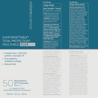 Colorescience Protector facial de protección total Flex SPF 50, 1.8...