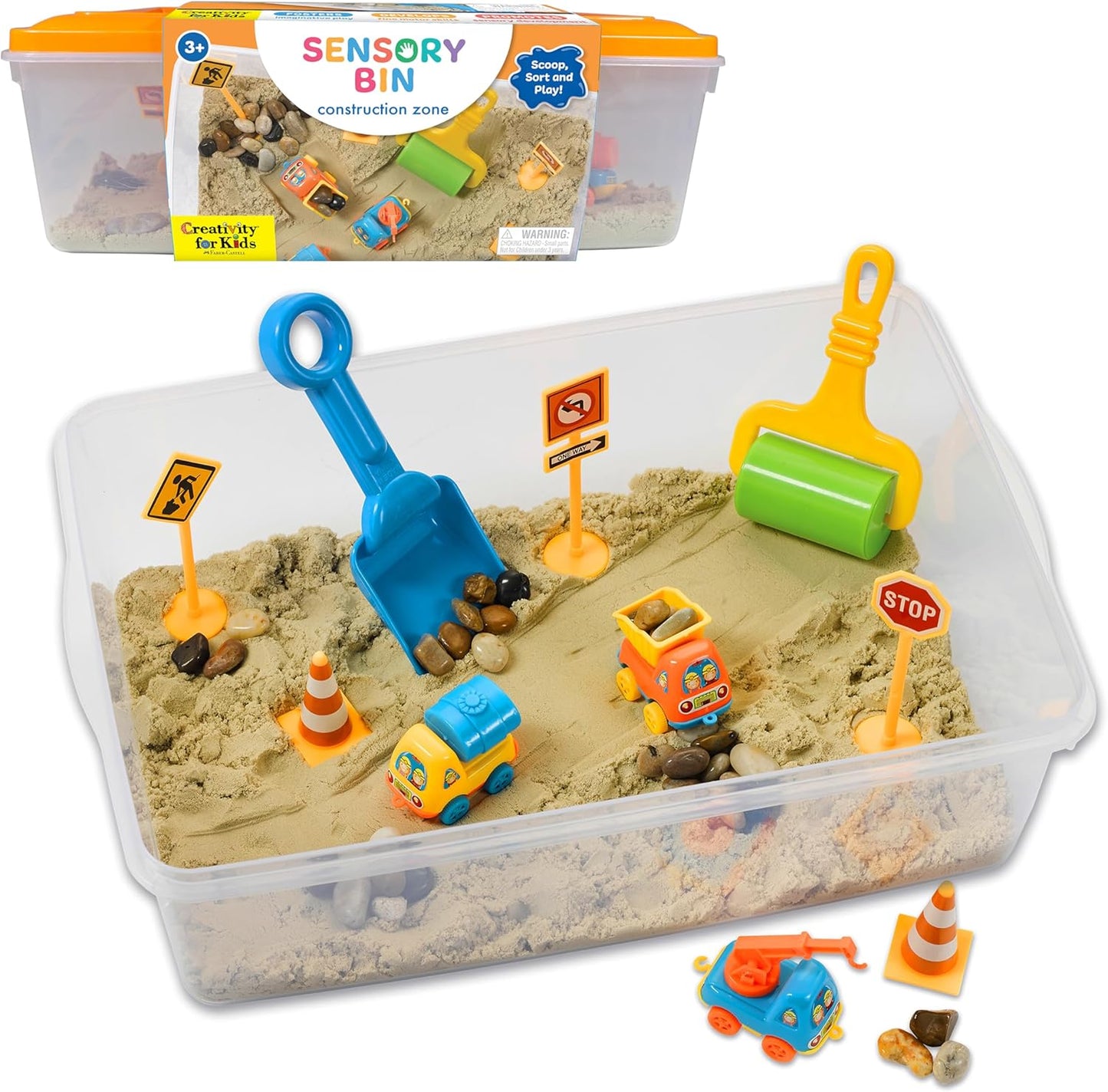 Creativity for Kids Cubo Sensorial: Juego de Zona de Construcción -...