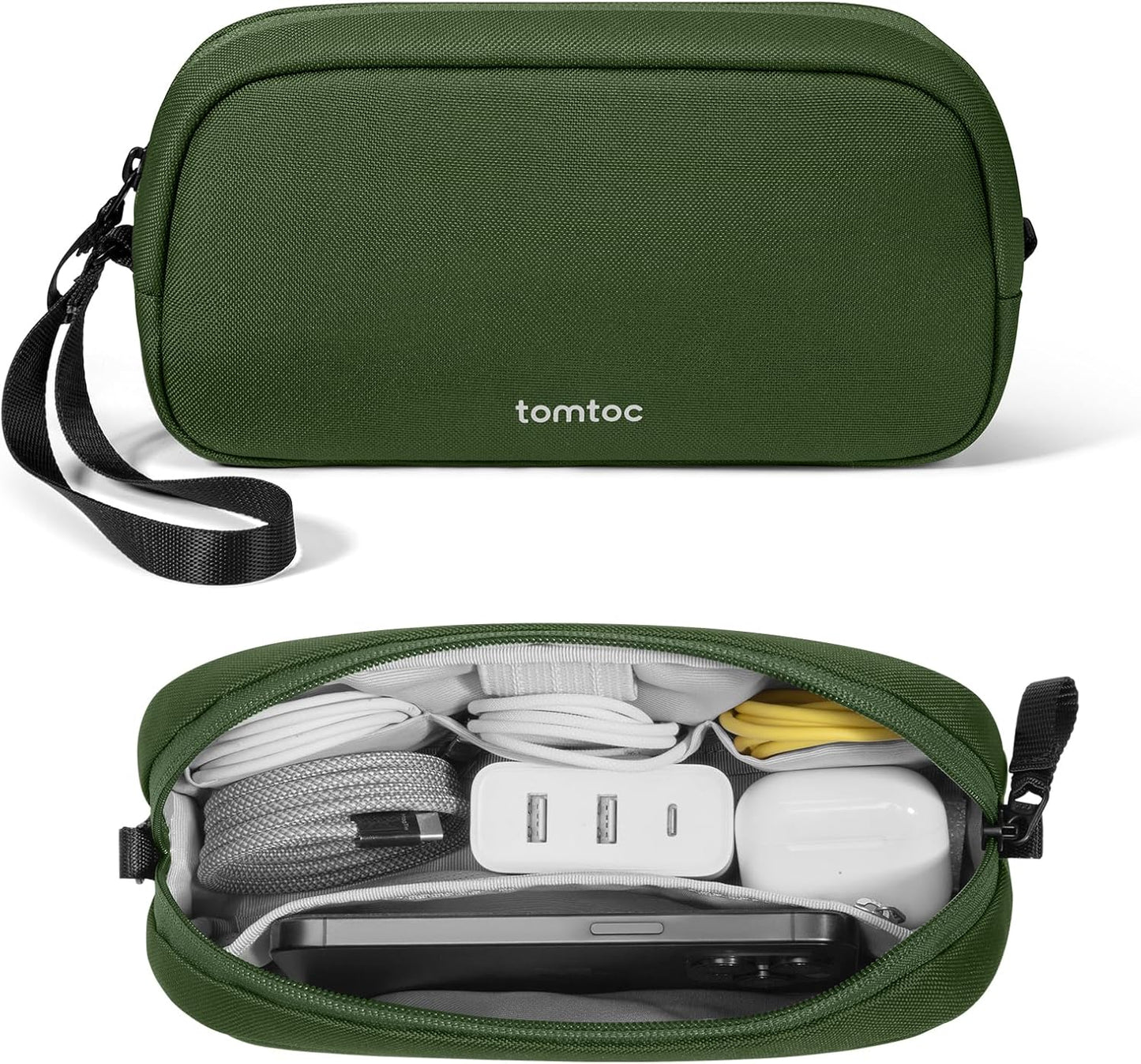 tomtoc Organizador de Electrónicos Estuche de Viaje, Bolsa de Viaje...