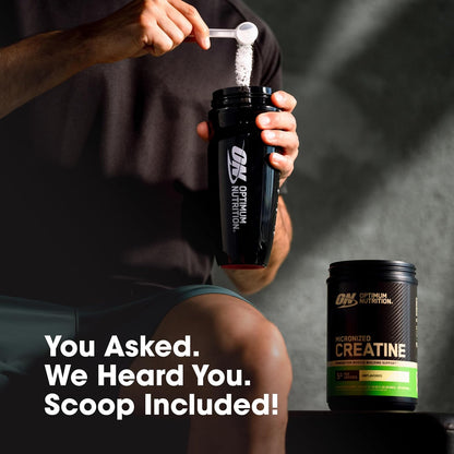 Optimum Nutrition Creatina Micronizada Monohidrato en Polvo, Sin Sa...