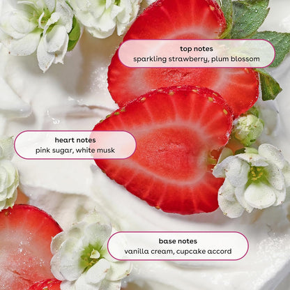 eos Gel de baño de cachemira \u2013 Strawberry Dreams, gel hidratan...