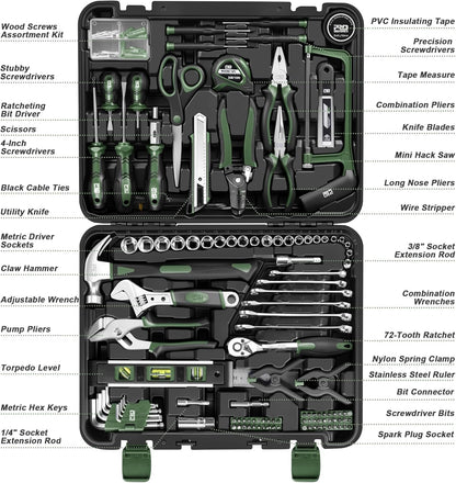 Prostormer Kit de herramientas de 259 piezas, juego de herramientas...