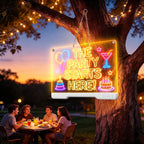 Tablero de notas LED Doodle Glow recargable de 16 pulgadas, 7 modos...