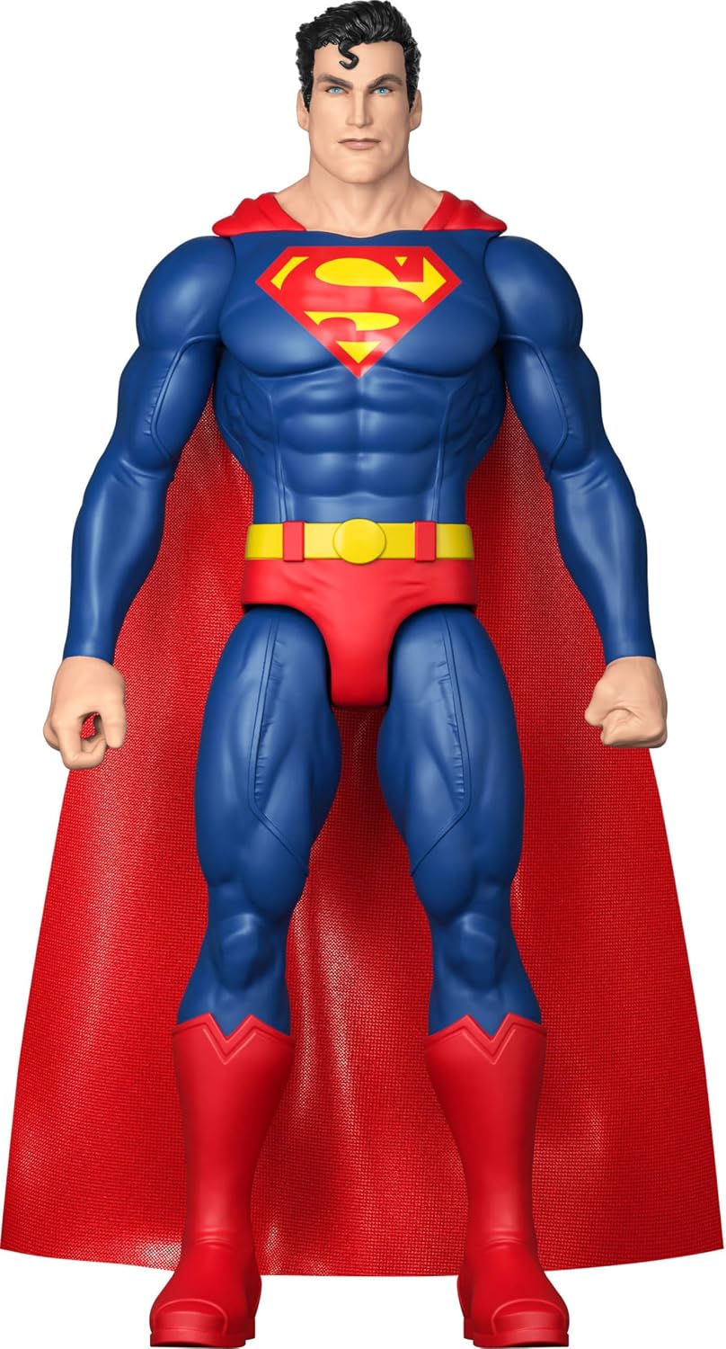 Mattel DC - Figura de acción de Superman de 12 pulgadas, súper traj...