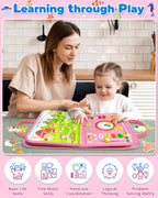 Gojmzo - Tablero de actividades Montessori, para niñas de 1, 2, 3 o...