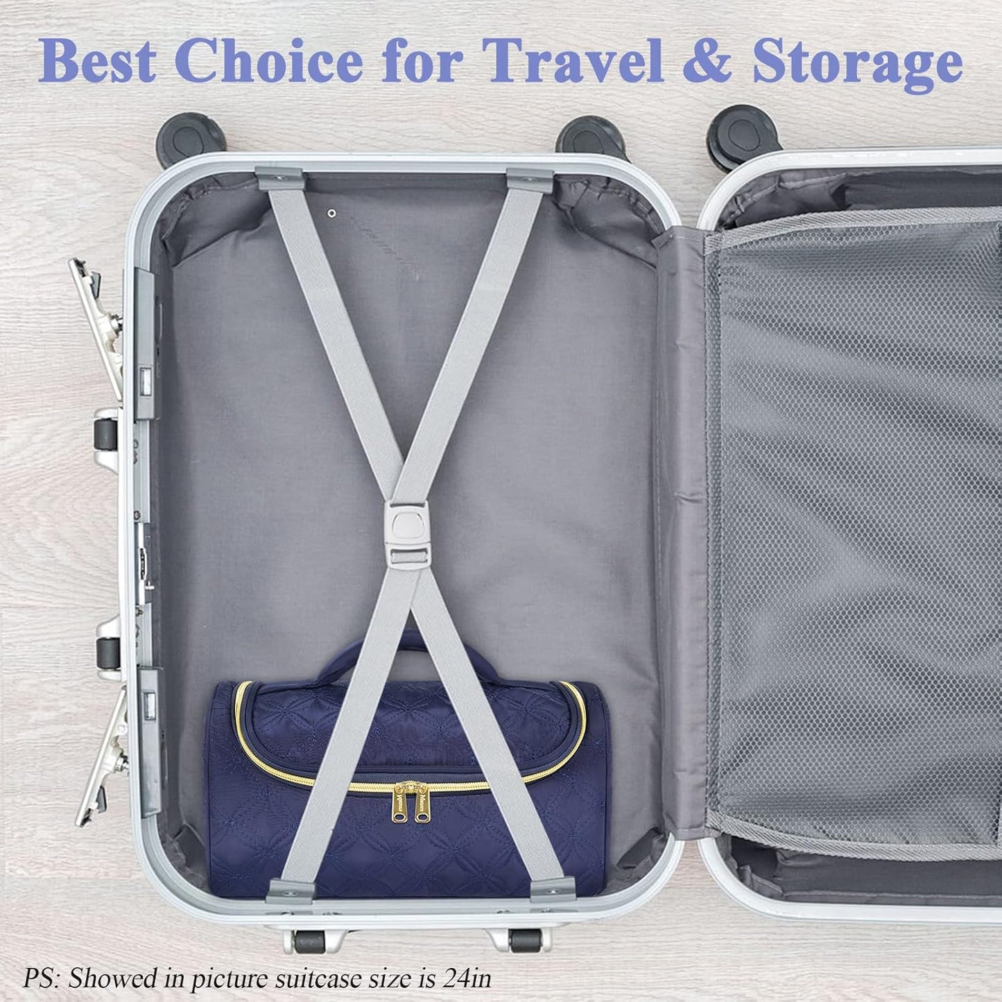 Mancro Estuche de viaje acolchado compatible con Dyson Airwrap Styl...