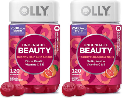 OLLY Gomitas para el cabello, la piel y las uñas, belleza innegable...