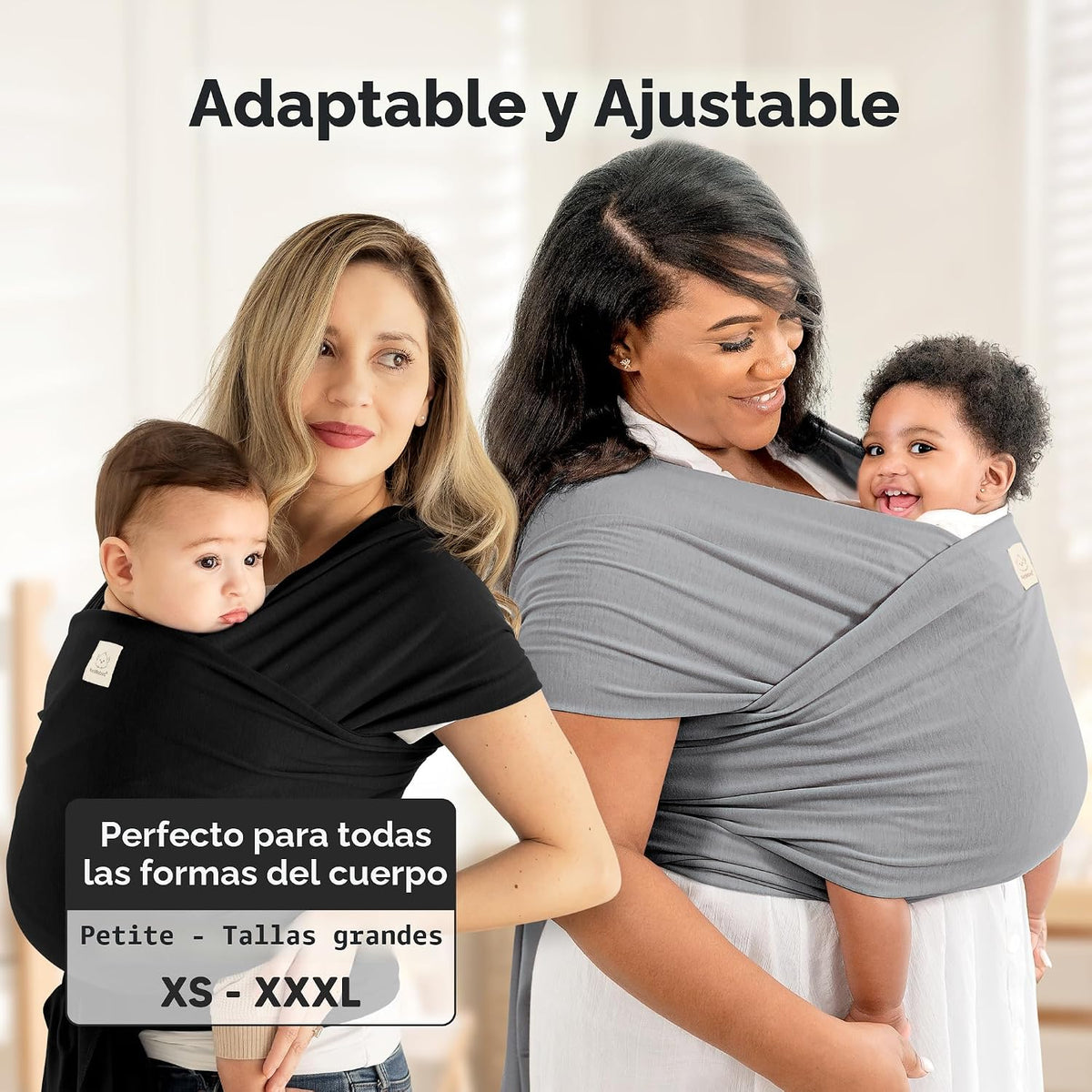 KeaBabies Fular Portabebés - Canguro de bebé todo en uno original,...