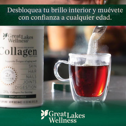 Great Lakes Gelatin Carne de Vacuno colágeno hidrolizado, Kosher, 1...