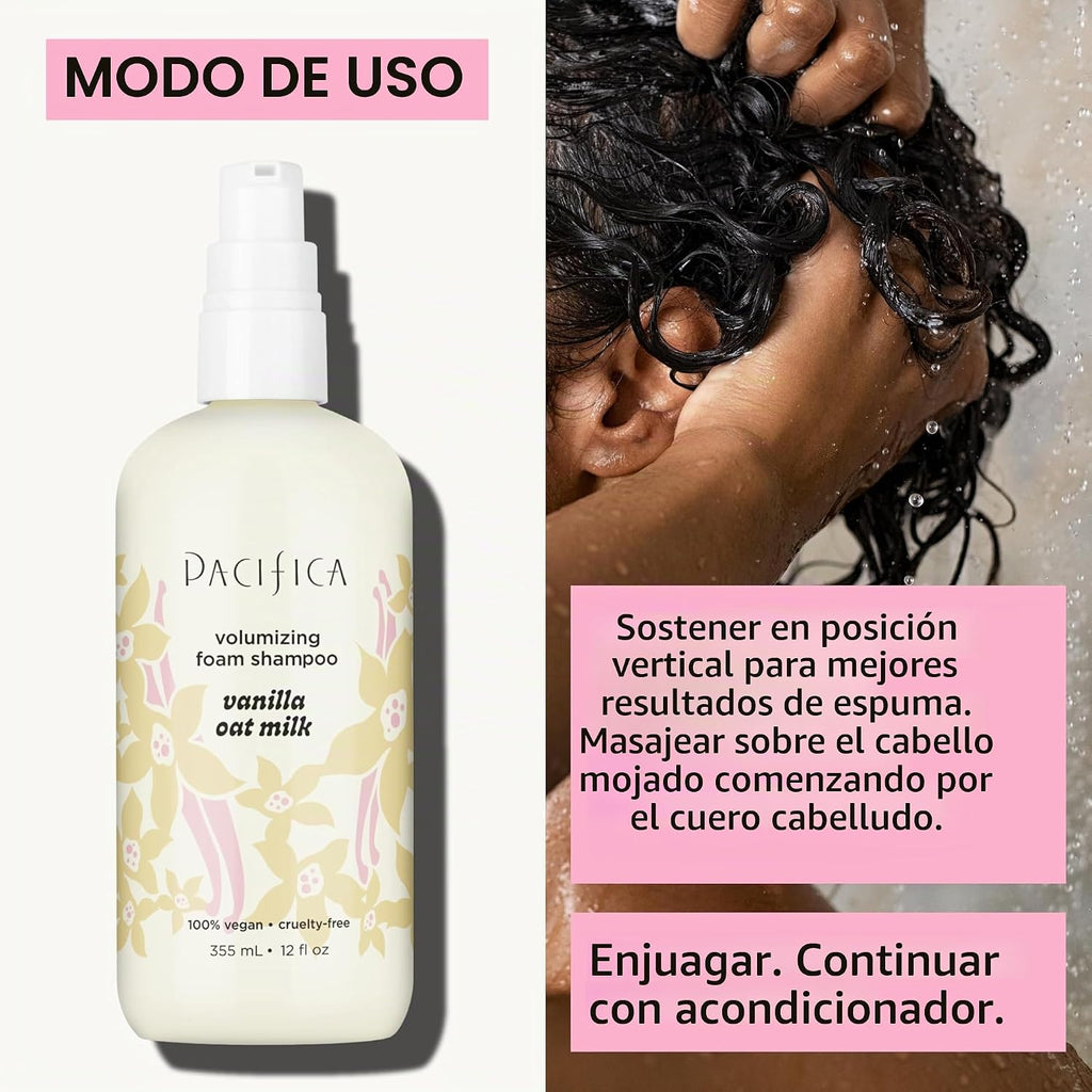 Pacifica Set de Champú y Acondicionador de Vainilla y Leche de Aven...
