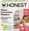 The Honest Company Pañales, hipoalergénicos, UR Ribbiting, talla 4,...