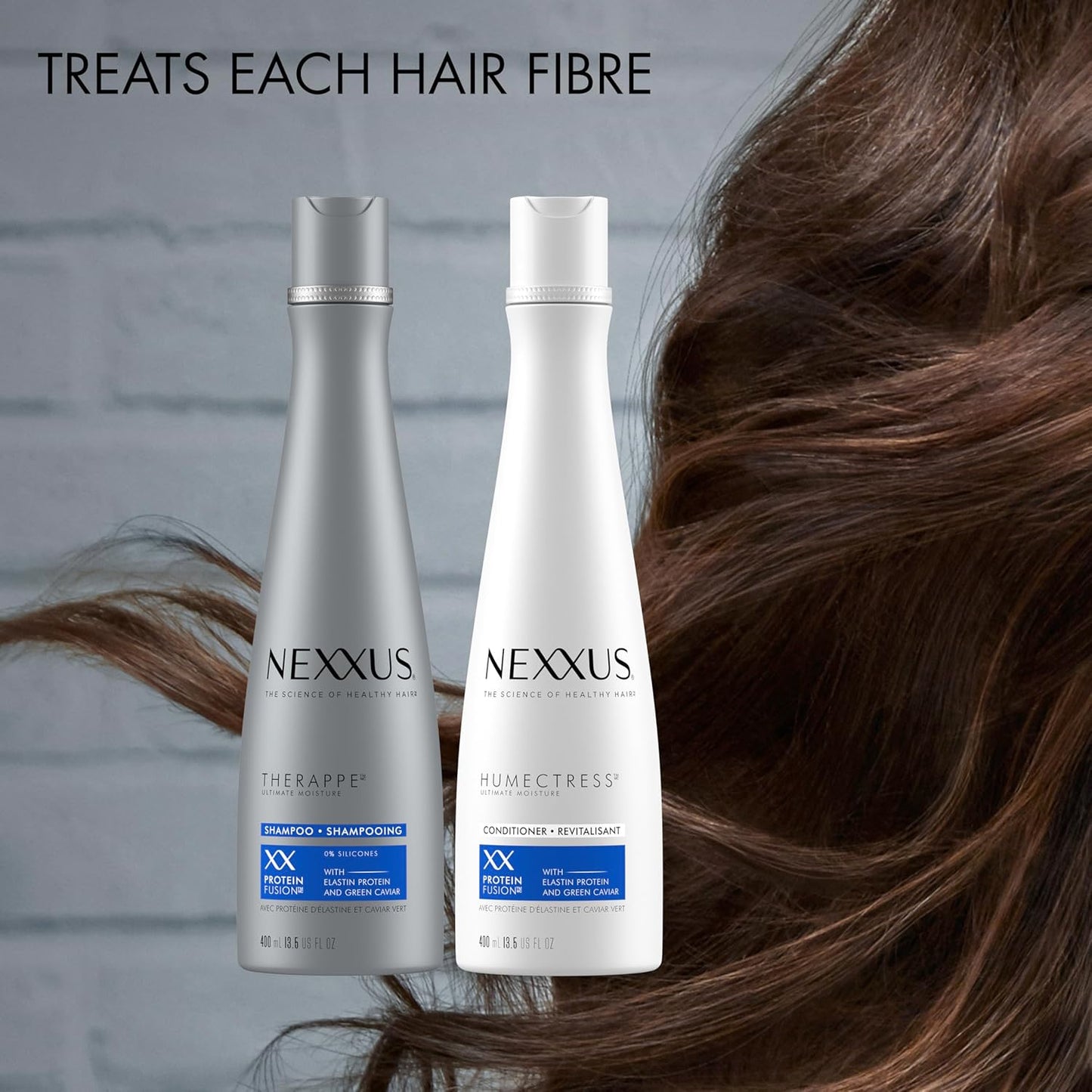 Nexxus Champú y acondicionador Therappe Humectress 2 unidades para...