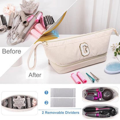 Estuche Personalizado Inicial para Secador de Pelo, Estuche de Tran...