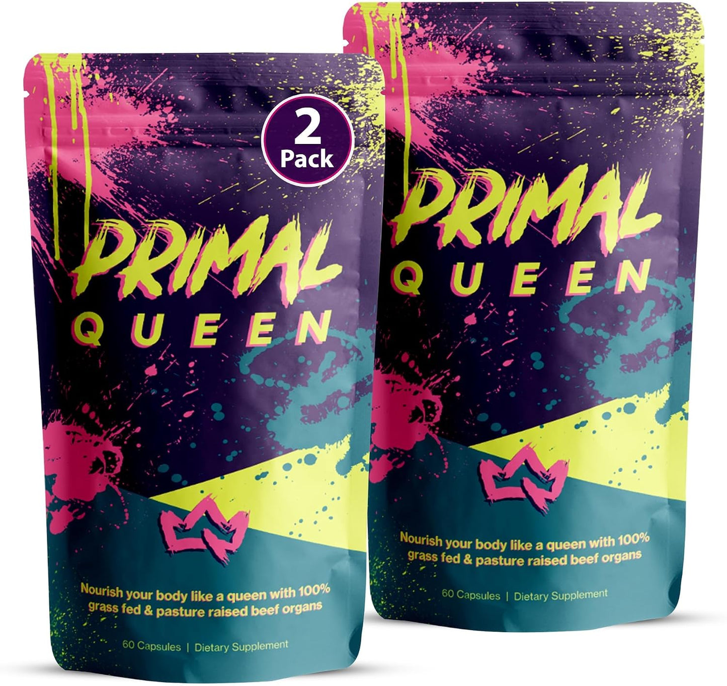 Primal Queen Suplemento de Superalimento de Órganos de Res Optimiza...