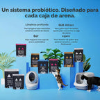 Boxie Arena Probiótica para Gatos, Control de Olores de 40 Días, Ar...