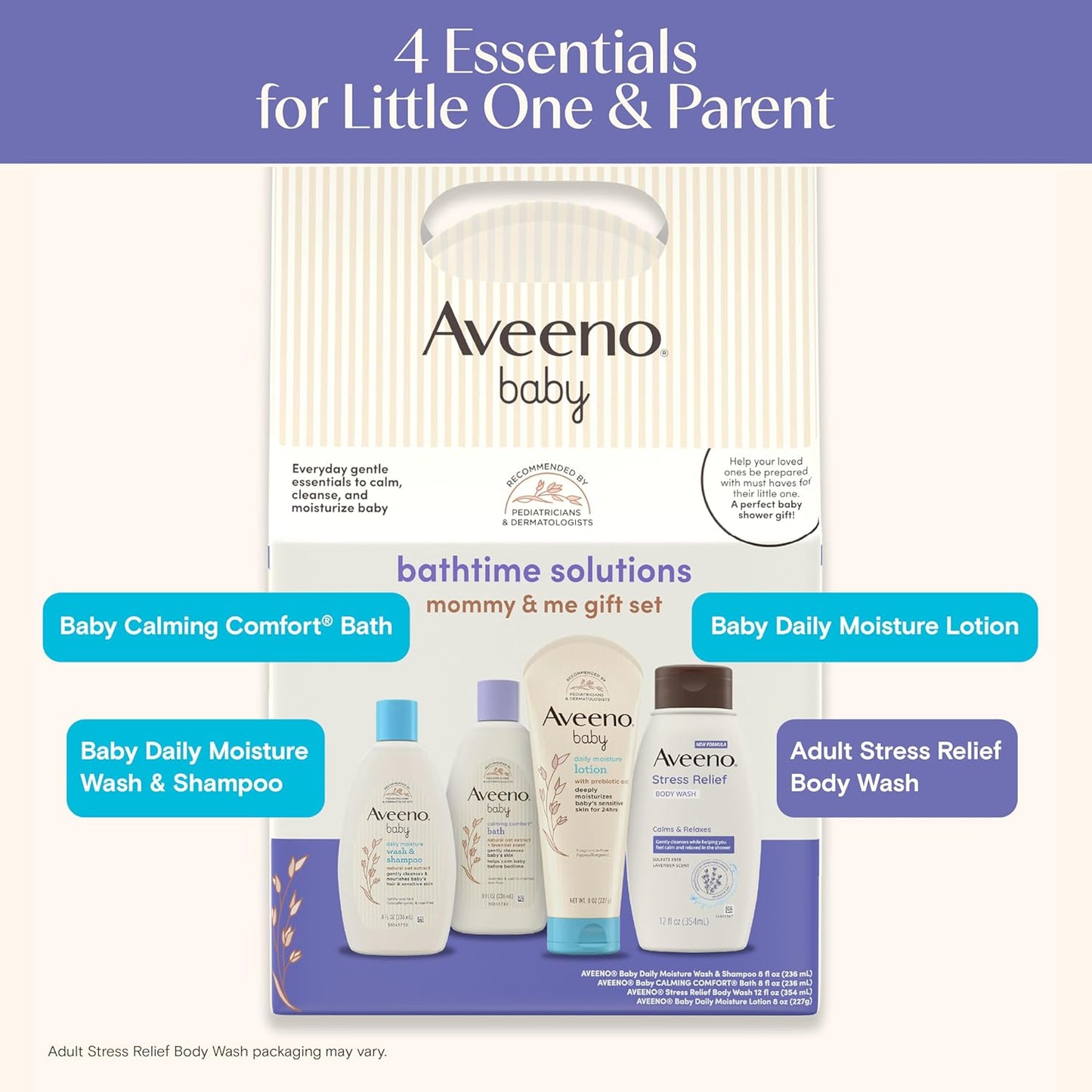 Aveeno Baby Bathtime Solutions Mommy &amp; Me - Set de regalo para...
