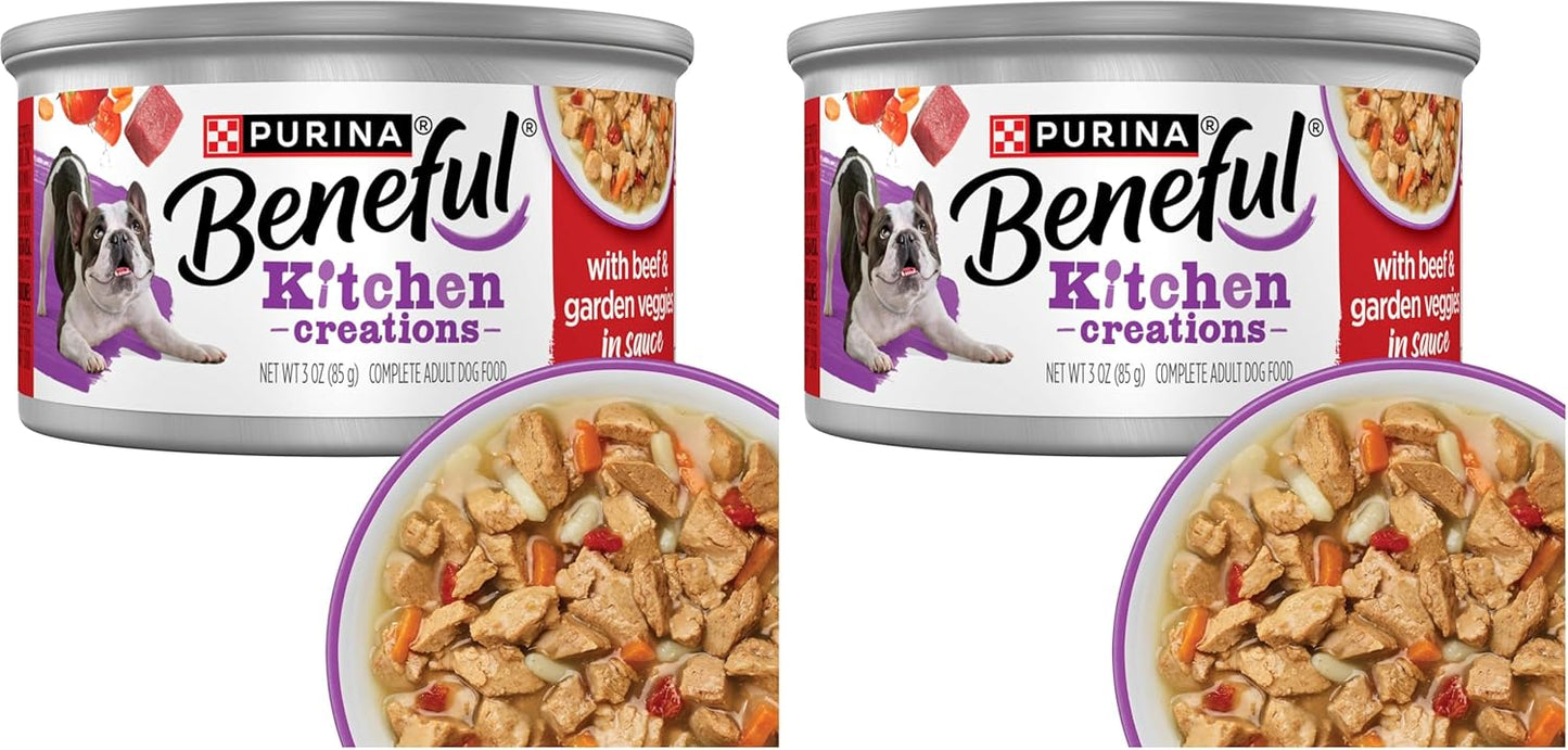 Beneful Purina Kitchen Creations - Alimento húmedo para perros con...