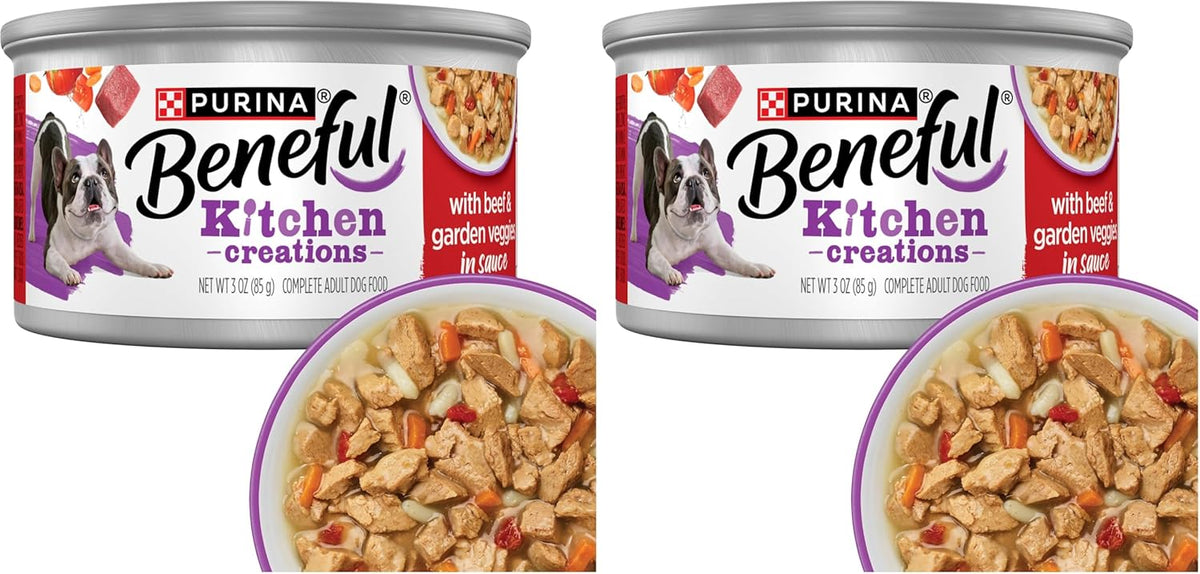 Beneful Purina Kitchen Creations - Alimento húmedo para perros con...