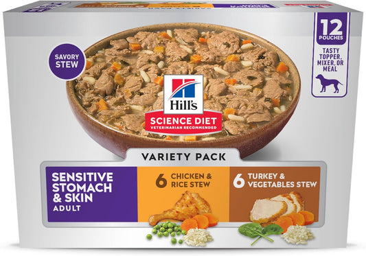 Hill's Science Diet Estómago y piel sensibles, adultos de 1 a 6...