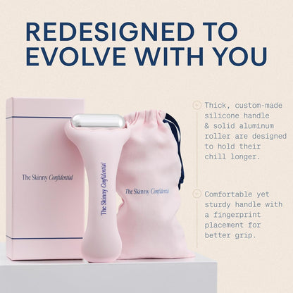 The Skinny Confidential Rodillo de hielo para cara, rodillo de hiel...
