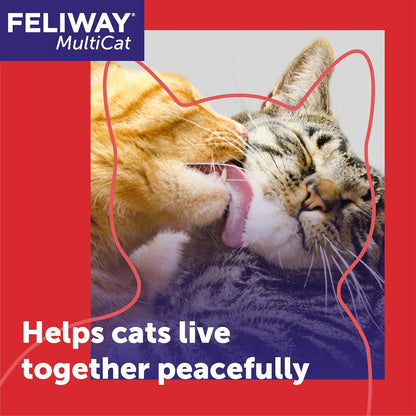 FELIWAY® MultiCat 6 x Recambios calmantes para gatos de 30 días par...