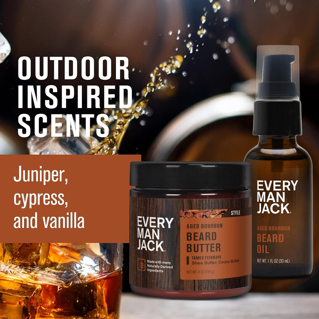 Every Man Jack Aceite hidratante para barba y mantequilla para homb...