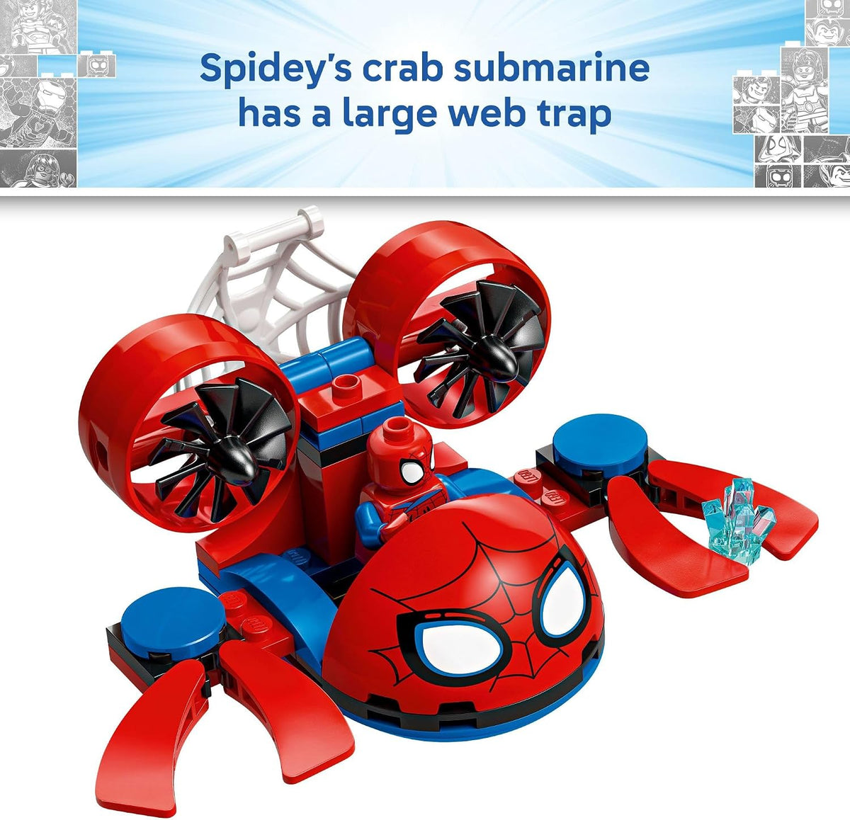 LEGO Marvel Spidey and His Amazing Friends Spidey: Vehículos submar...