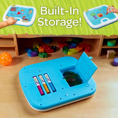 Crayola Tablero de actividades iluminado, juguete sensorial para niños pequeños y niños, caja de luz, tablero para colorear iluminado, juguete educativo, regalo para niños pequeños, a partir de 1 año