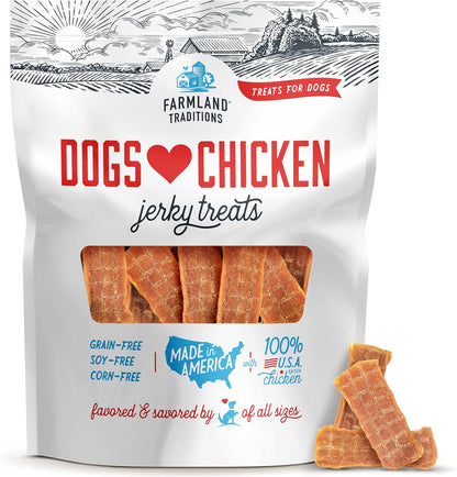 Dulces para perros de pollo fabricados en los EE. UU. de Farmland T...