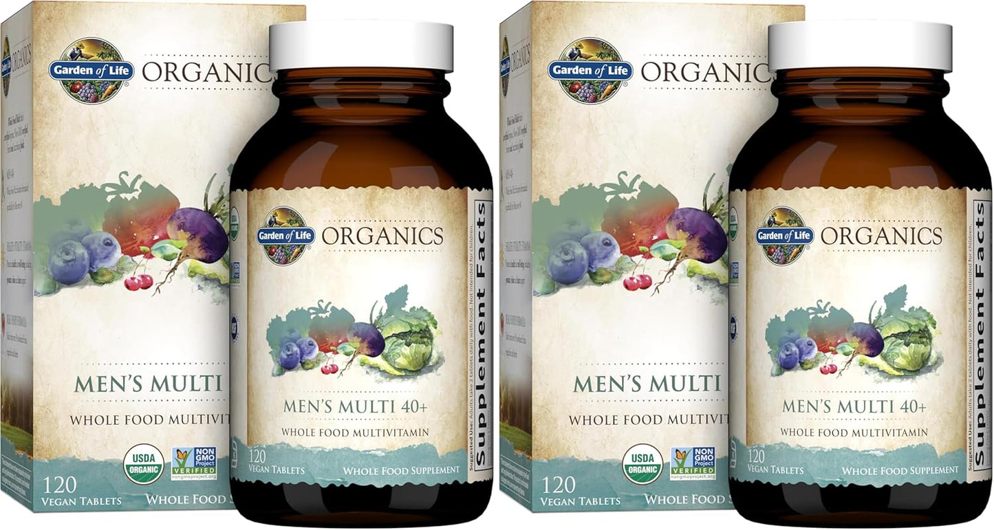 Garden of Life Organics - Multivitamínico de alimentos integrales p...