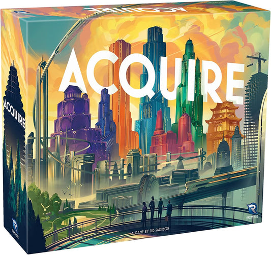 Renegade Game Studios | Juego de Mesa de Estrategia Acquire para 2-6 Jugadores, Edades 12+ con 2 Modos de Juego